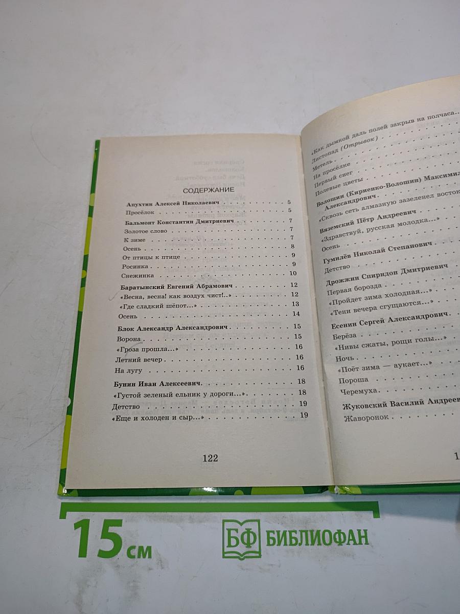 Стихотворения русских поэтов о природе