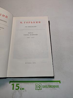 Собрание сочинений в тридцати томах. Том 13. Пьесы. Сцены. Наброски. 1907-1917