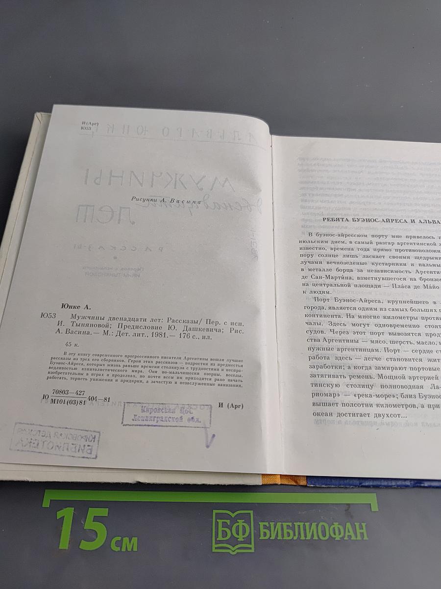Мужчины двенадцати лет