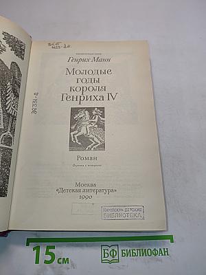 Молодые годы короля Генриха IV