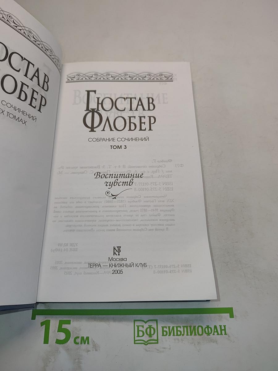 Воспитание чувств. Том 3
