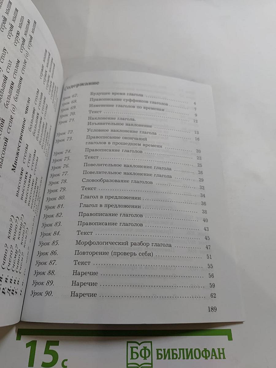Русский язык. 4 класс. Часть вторая