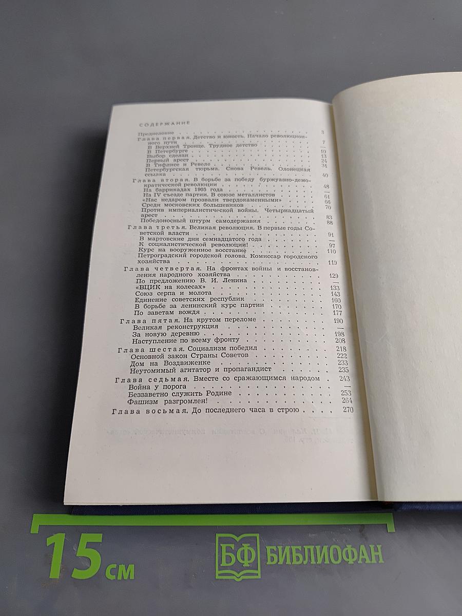 Михаил Иванович Калинин. Краткая биография