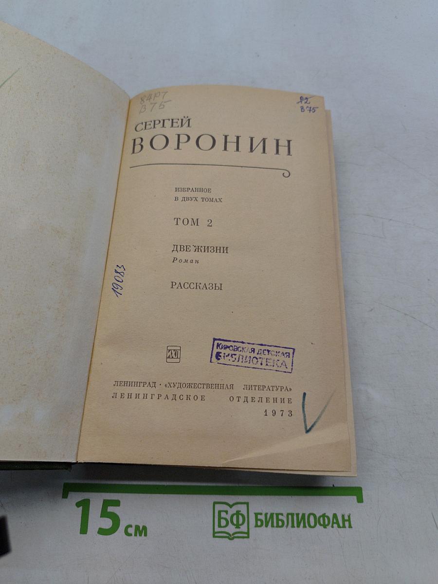 Избранное в двух томах. Том 2. Две жизни. Роман. Рассказы