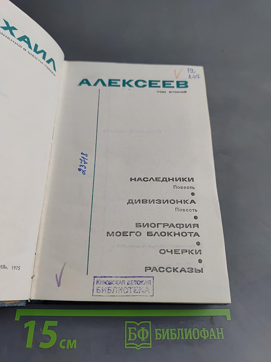 Собрание сочинений в 6 тт. Том 2. Повести: Наследники, Дивизионка. Биография моего блокнота. Очерки. Рассказы