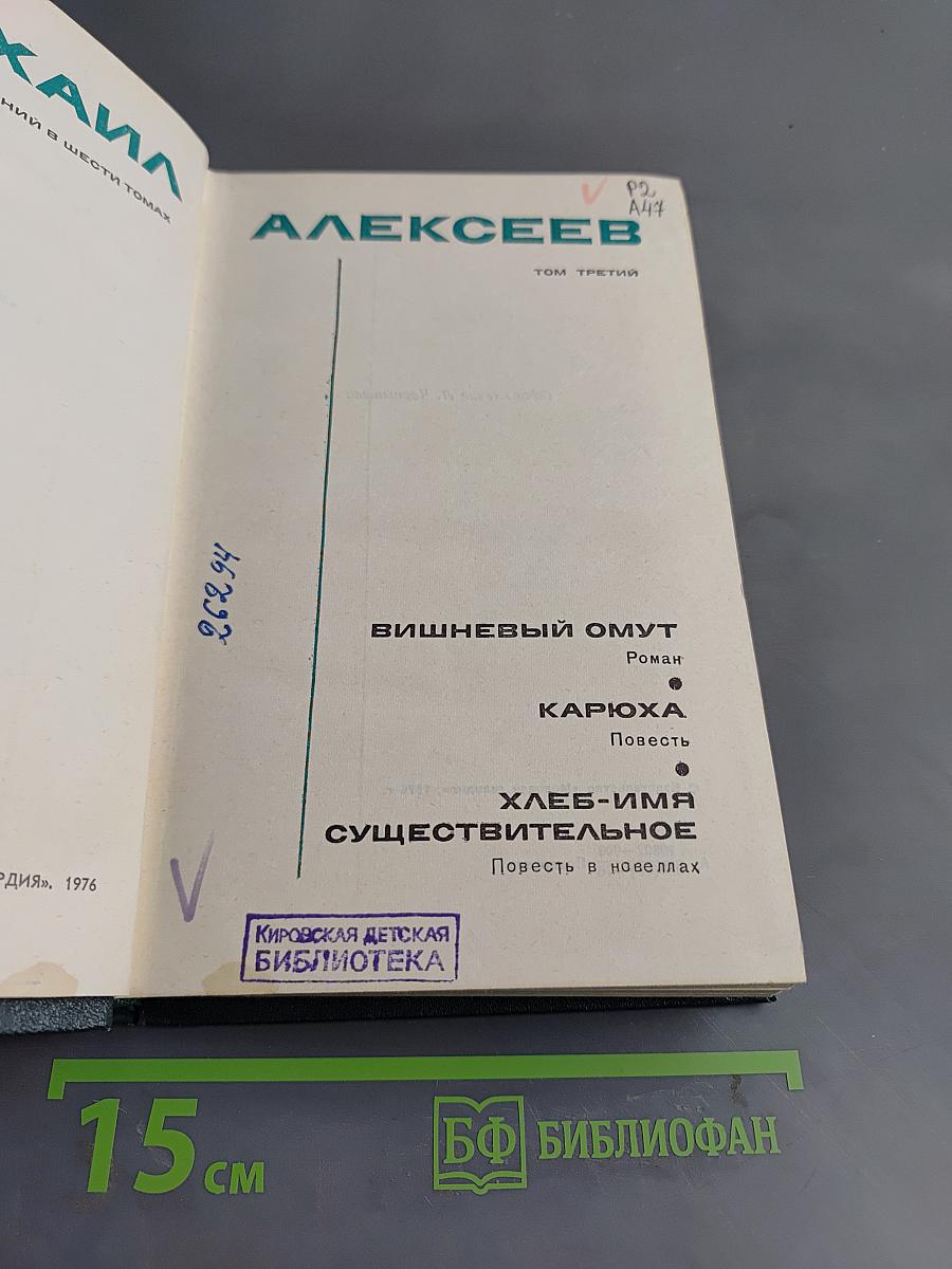Вишнёвый омут. Карюха. Хлеб-имя существительное