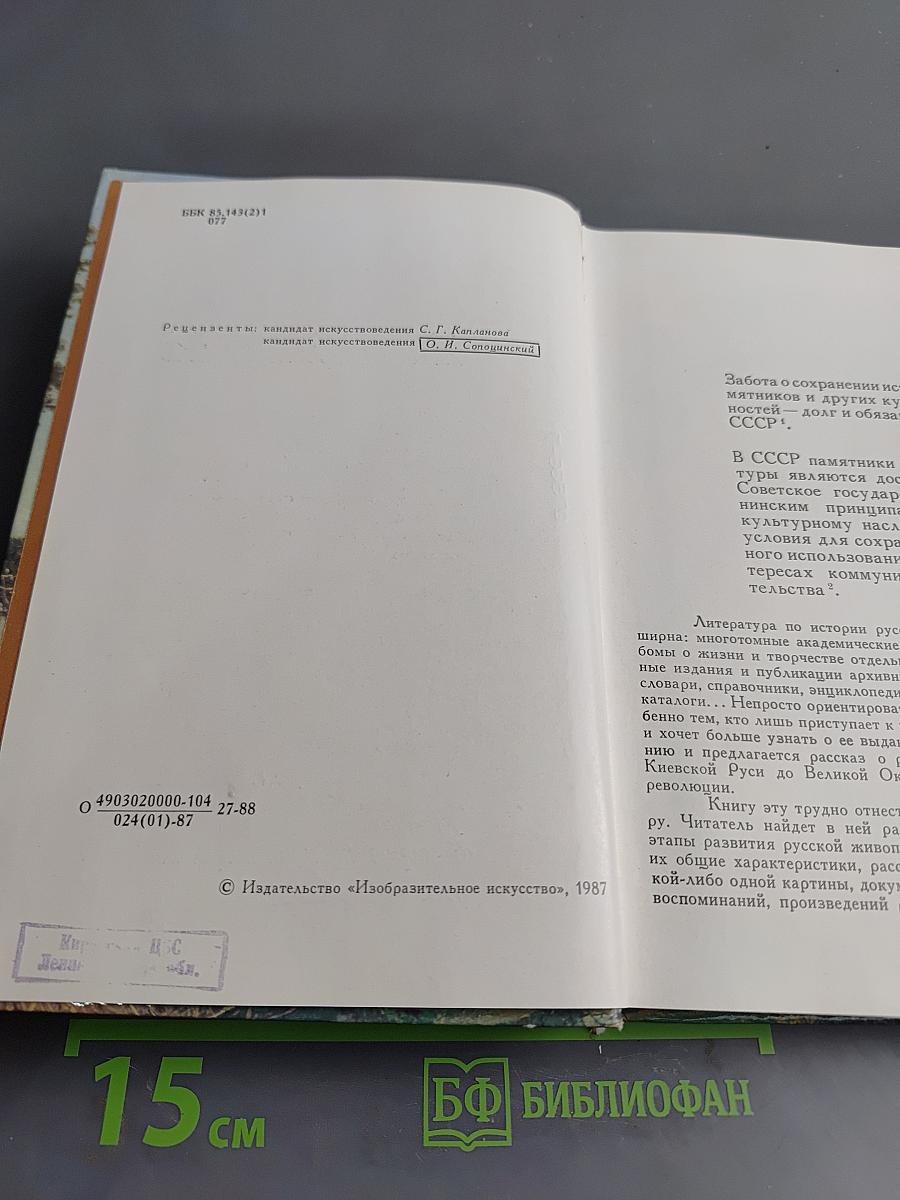 Рассказ о русской живописи