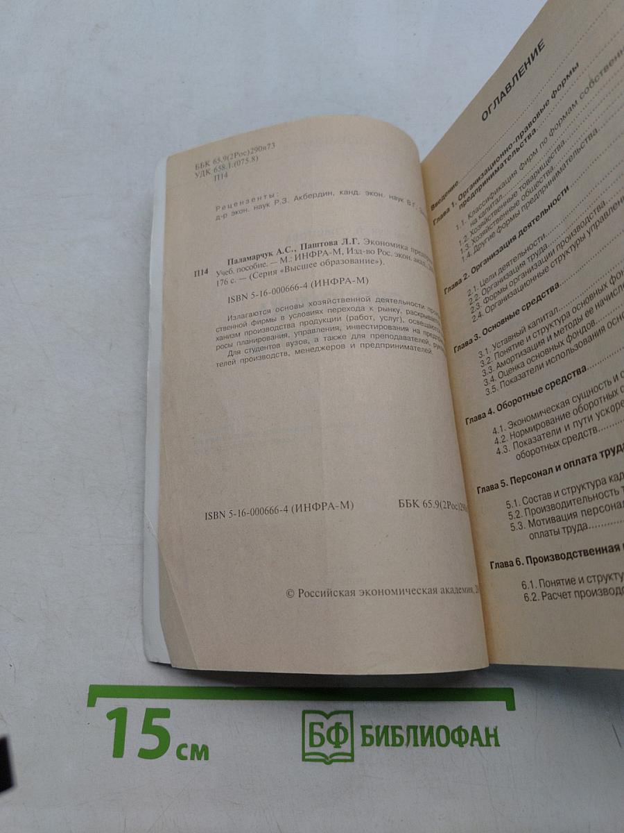 Экономика предприятия