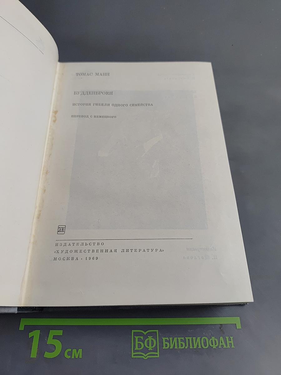 Будденброки. История гибели одного семейства