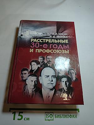Расстрельные 30-е годы и профсоюзы