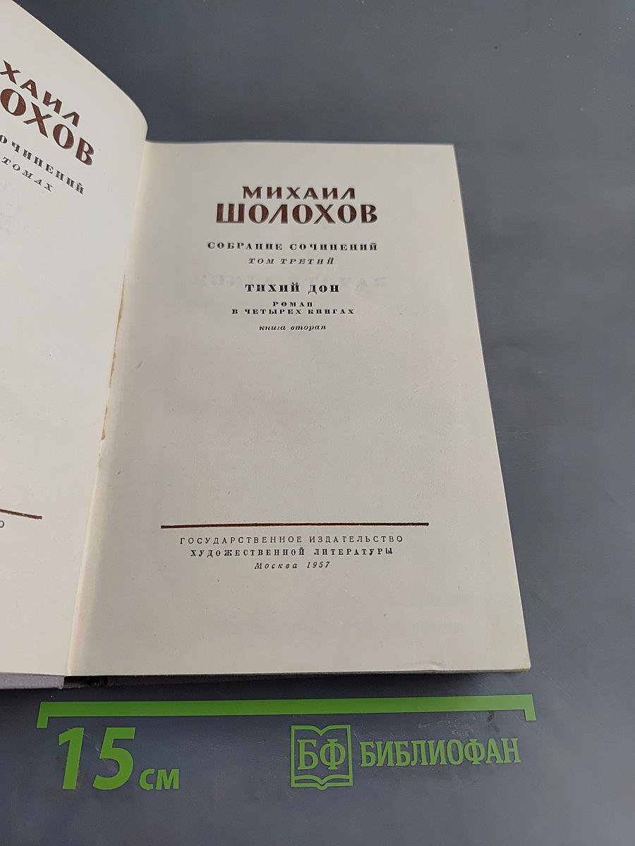 Тихий Дон. Роман в четырех книгах. Книга вторая. Том третий
