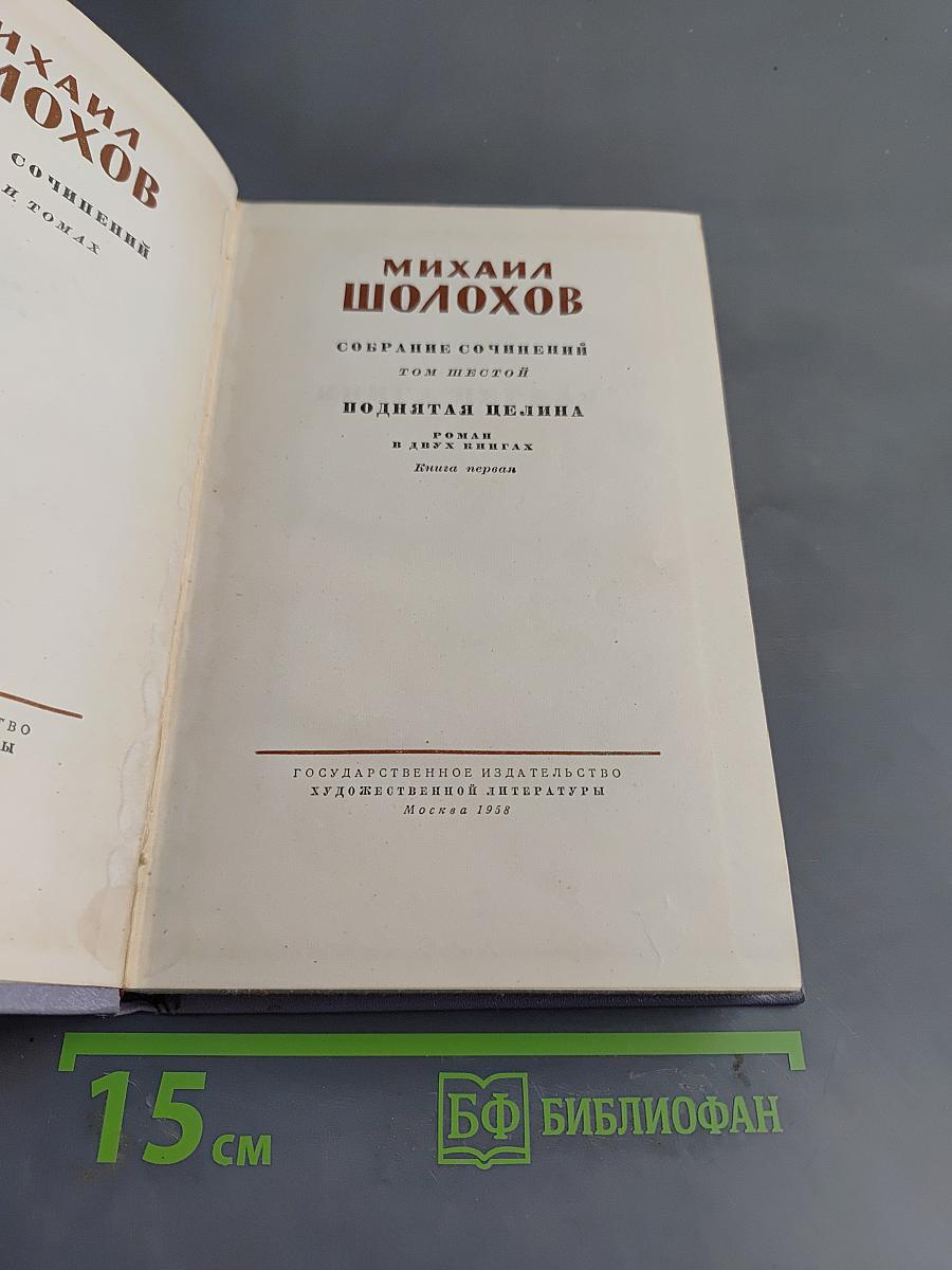 Поднятая целина. Роман в двух книгах. Книга первая