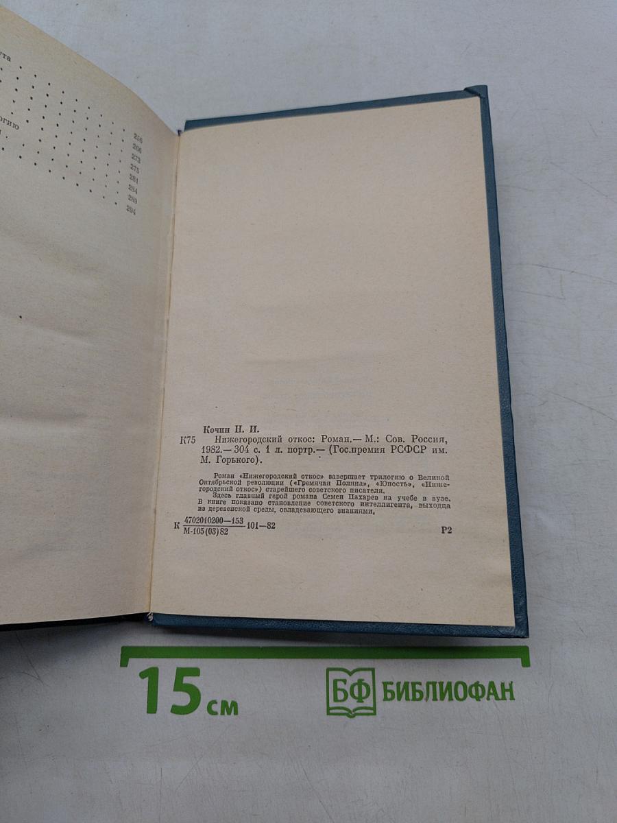Нижегородский откос