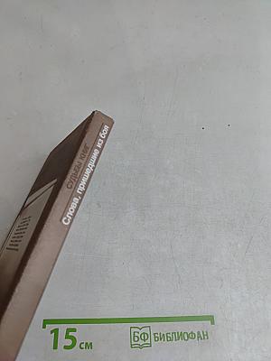 Слова, пришедшие из боя