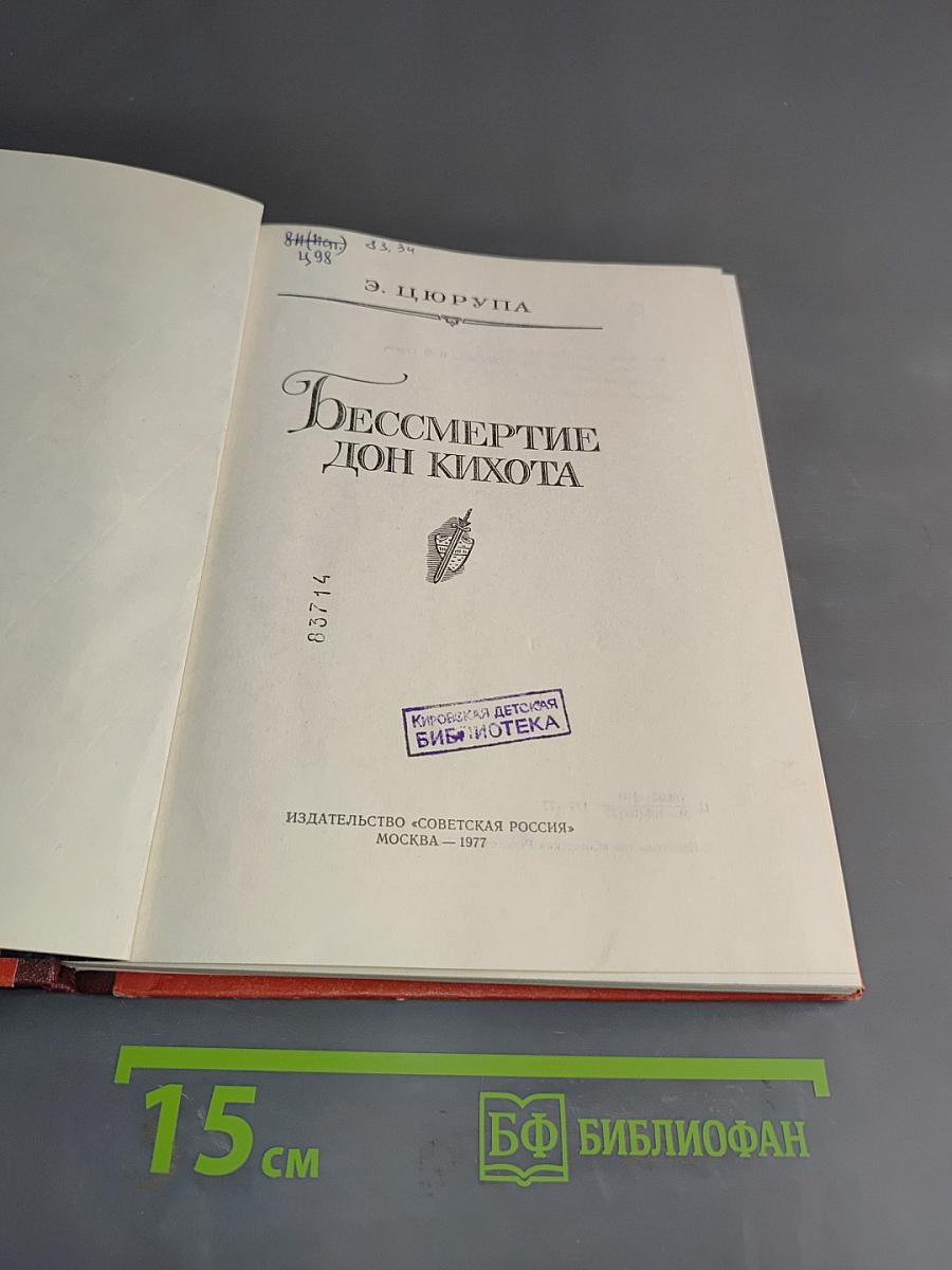 Бессмертие Дон Кихота