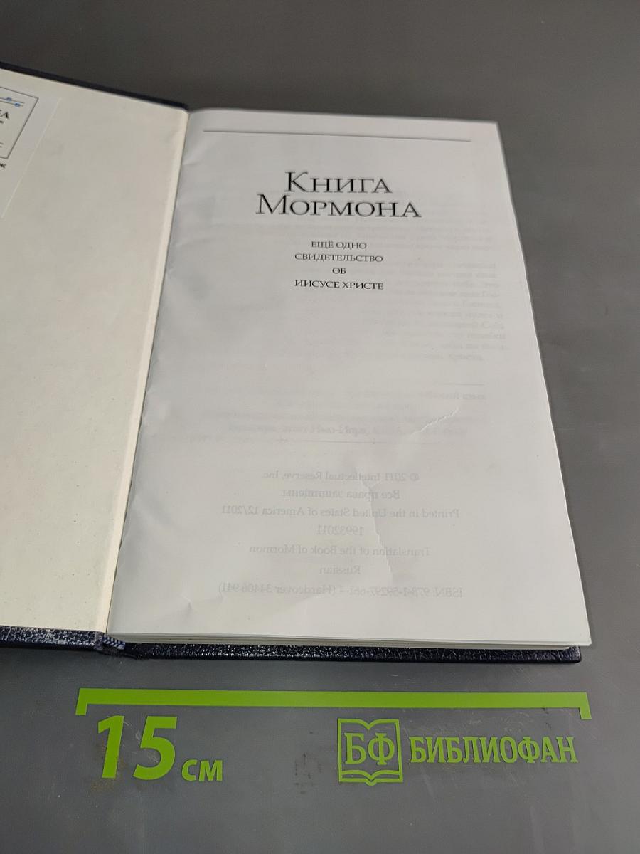 Книга Мормона: Еще одно свидетельство об Иисусе Христе