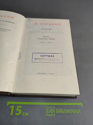 Собрание сочинений в 30 томах. Том 1. Мать. Рассказы. Очерки