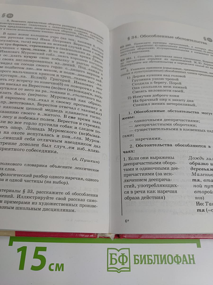 Русский язык. 8 класс
