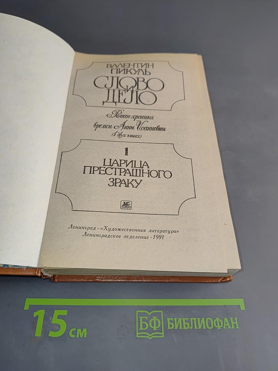Слово и дело. Роман-хроника времён Анны Иоанновны. Книга 1