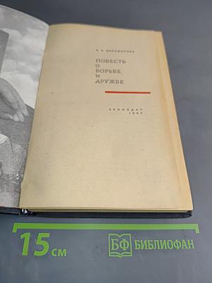 Повесть о борьбе и дружбе
