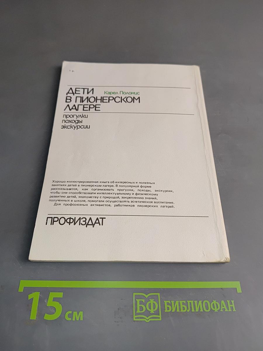 Дети в пионерском лагере. Прогулки, походы, экскурсии