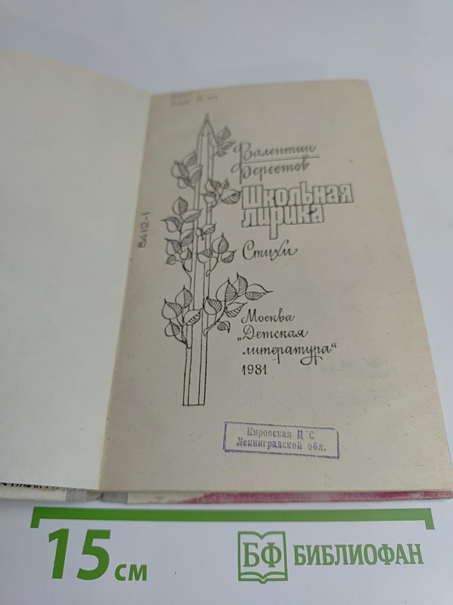 Школьная лирика