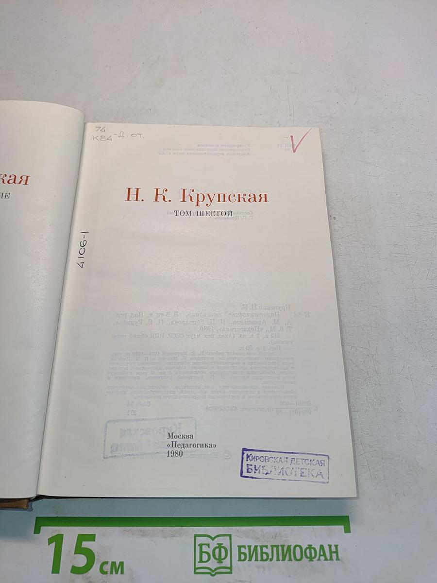 Педагогические сочинения. Том шестой