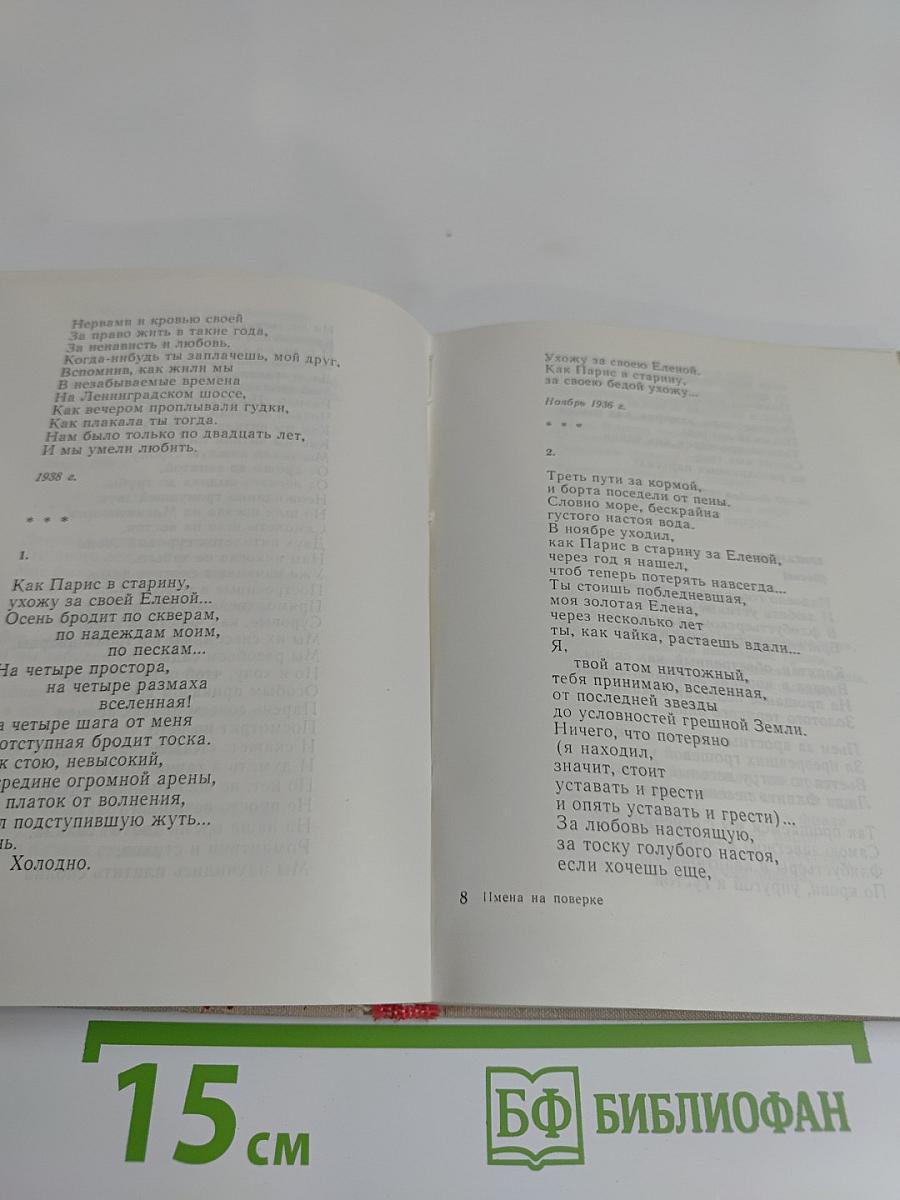 Имена на поверке