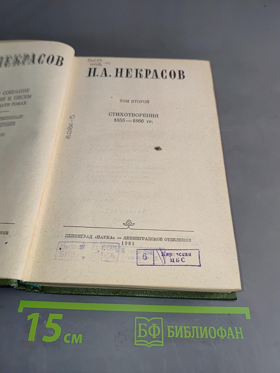 Стихотворения. Том второй. 1855-1866 гг.