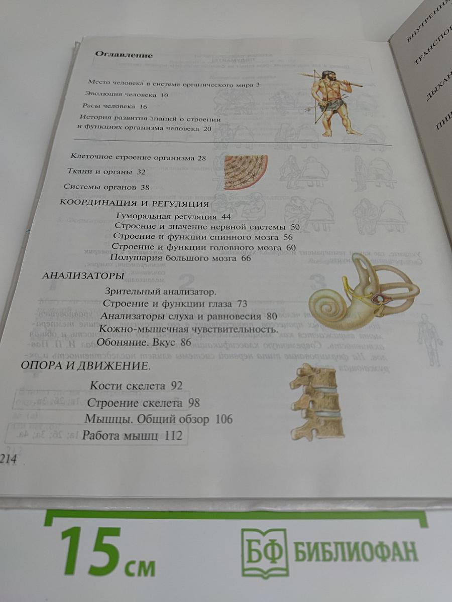 Биология. Человек. 8 класс