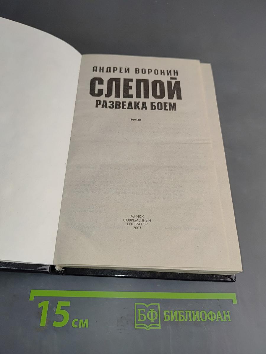 Слепой. Разведка боем