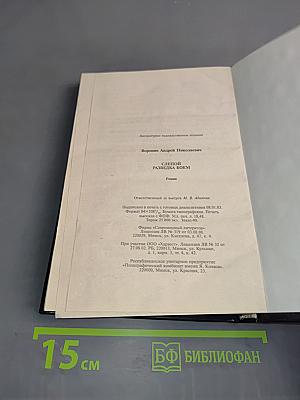 Слепой. Разведка боем