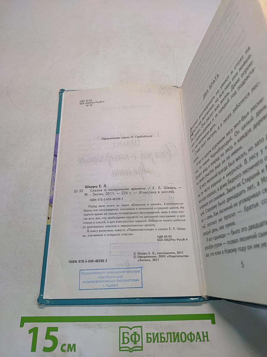 Сказка о потерянном времени (Классика в школе)