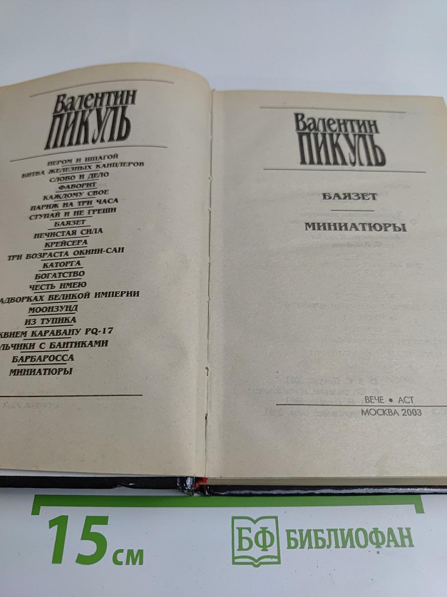 Баязет. Миниатюры