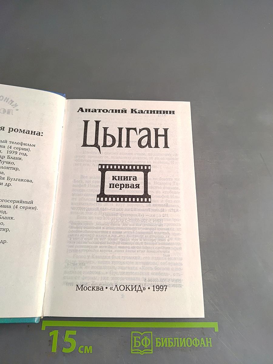 Цыган. Книга первая
