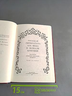 Русская литература XIX века в зеркале критики