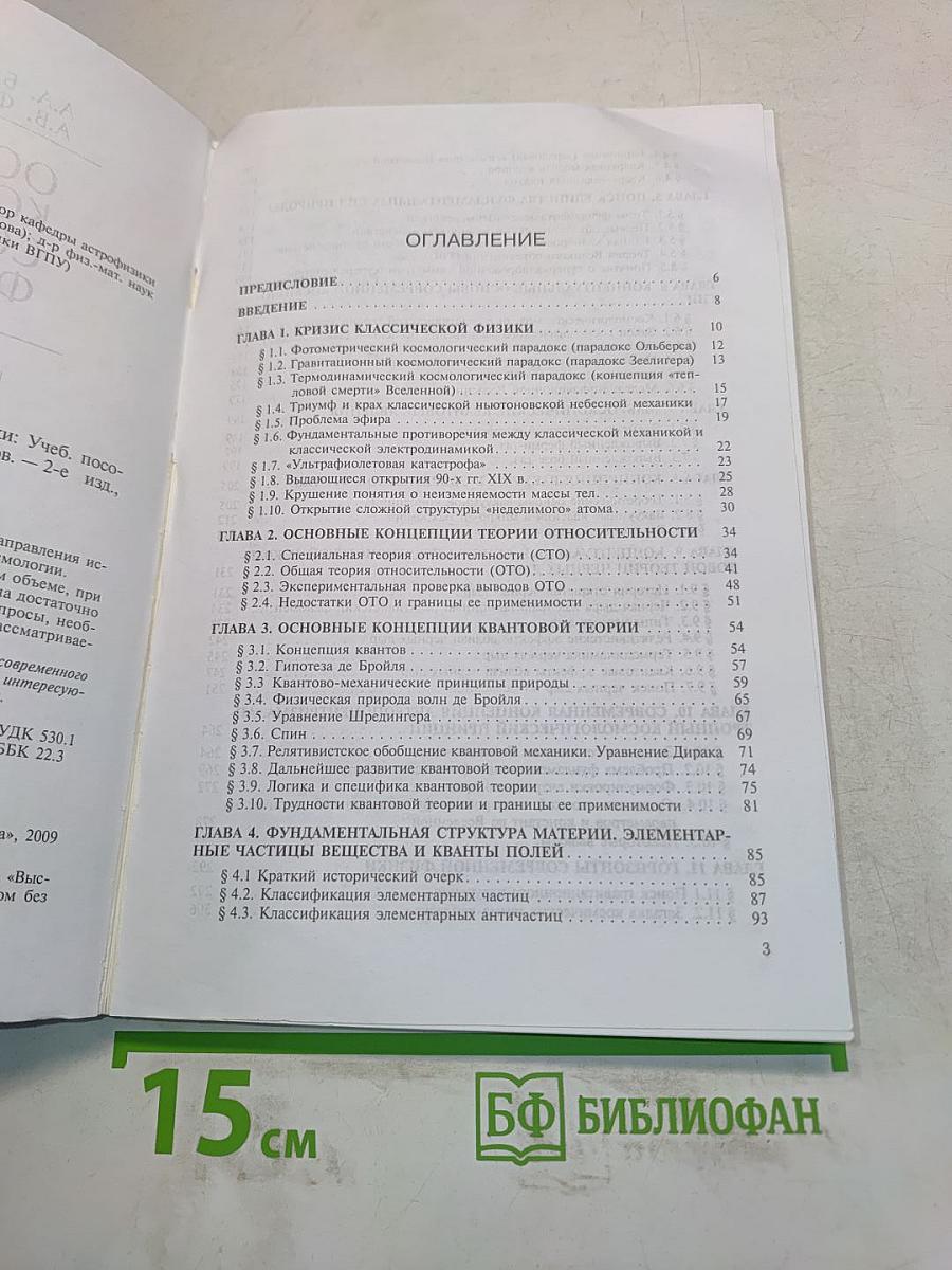 Основные концепции современной физики