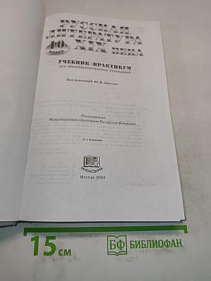 Русская литература. XIX век. 10 класс. Учебник-практикум