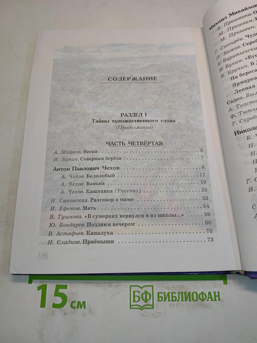 Живое слово. Учебник по чтению для 3 кл. трёхлетней начальной школы. В 2 книгах. Книга вторая
