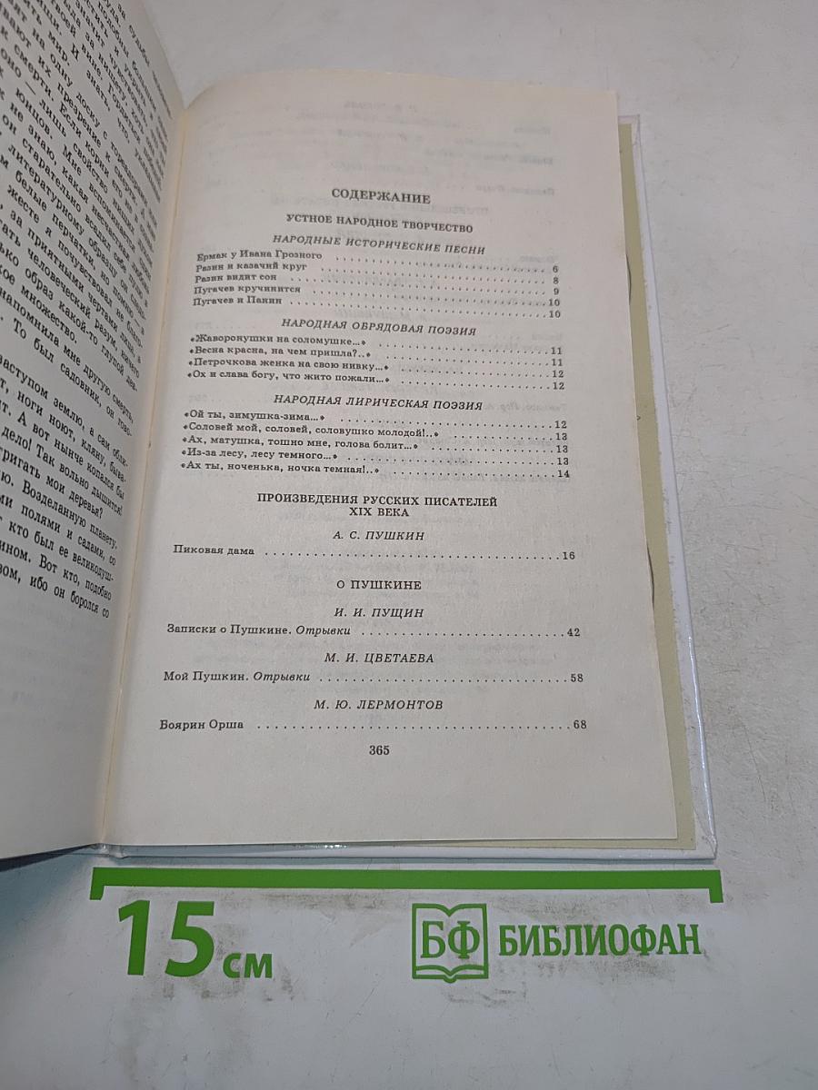 Литература. Книга для внеклассного чтения. 8 класс