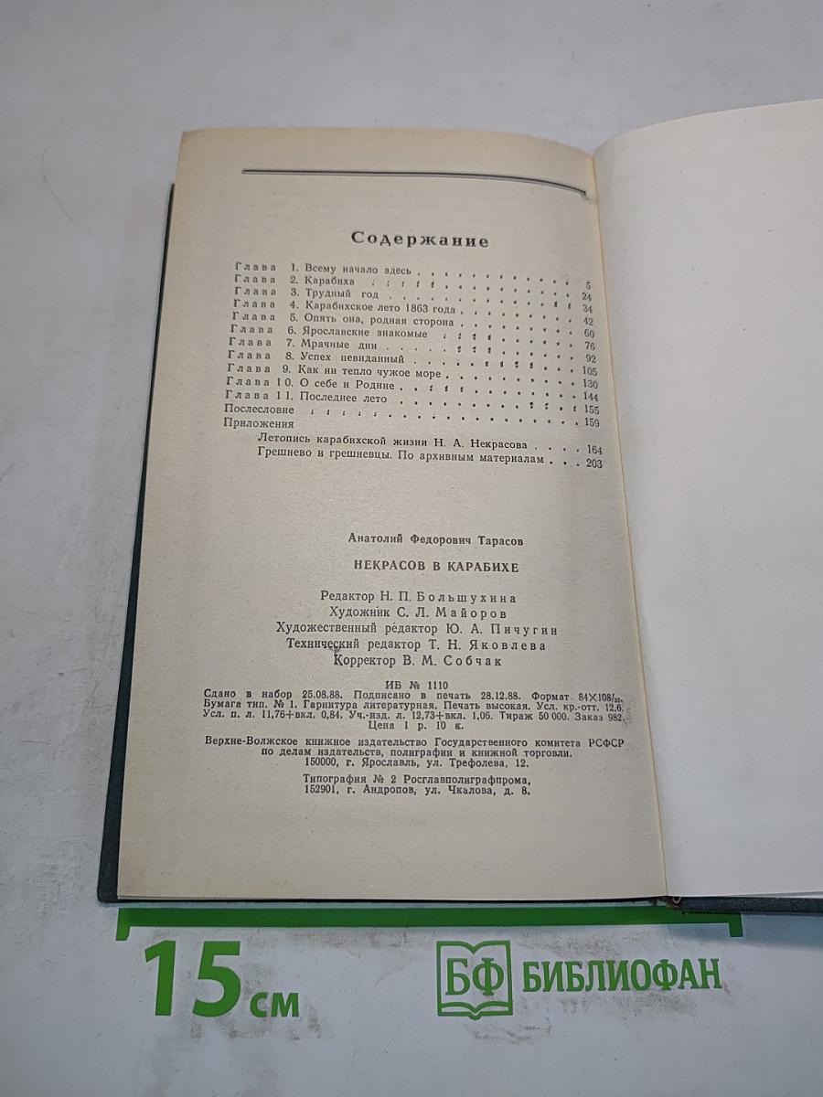 Некрасов в Карабихе