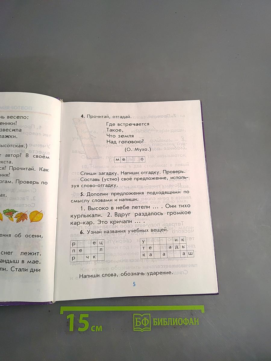 Русский язык. Учебник для 2 класса четырехлетней начальной школы. Часть 2