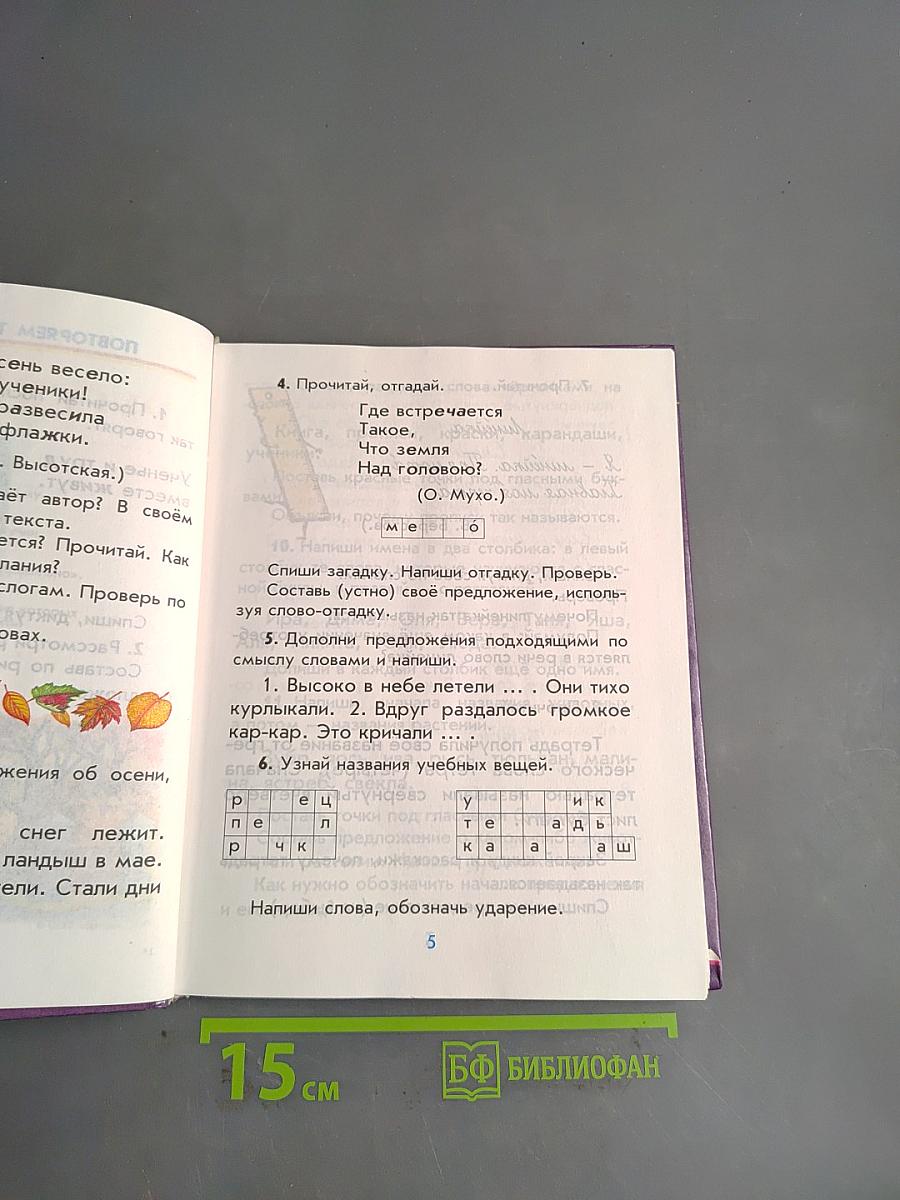 Русский язык. Учебник для 2 класса четырехлетней начальной школы. Часть 2