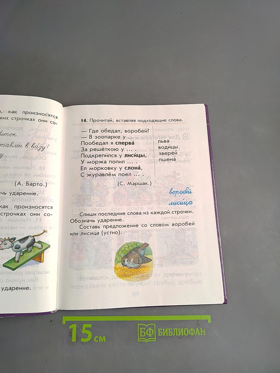 Русский язык. Учебник для 2 класса четырехлетней начальной школы. Часть 2
