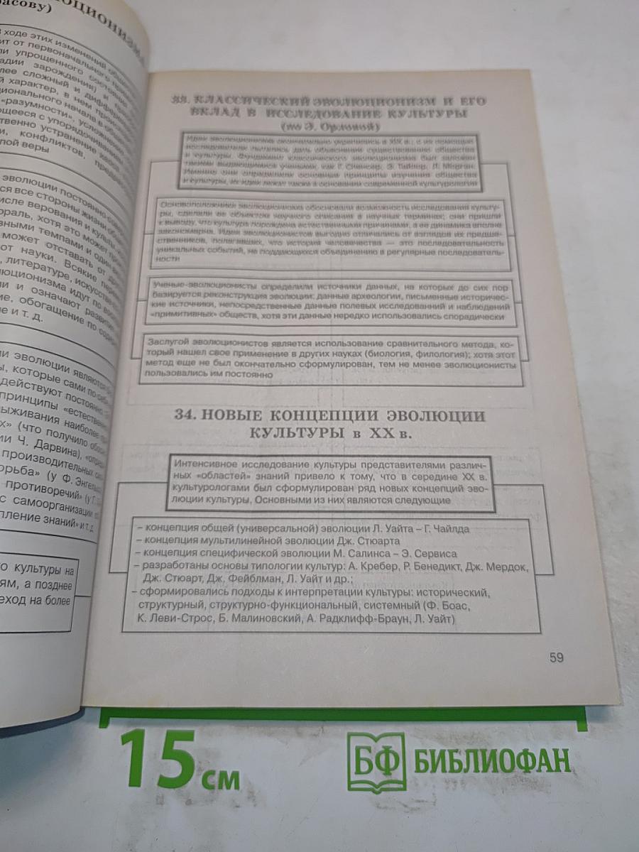 Культурология: Структурно-логические схемы