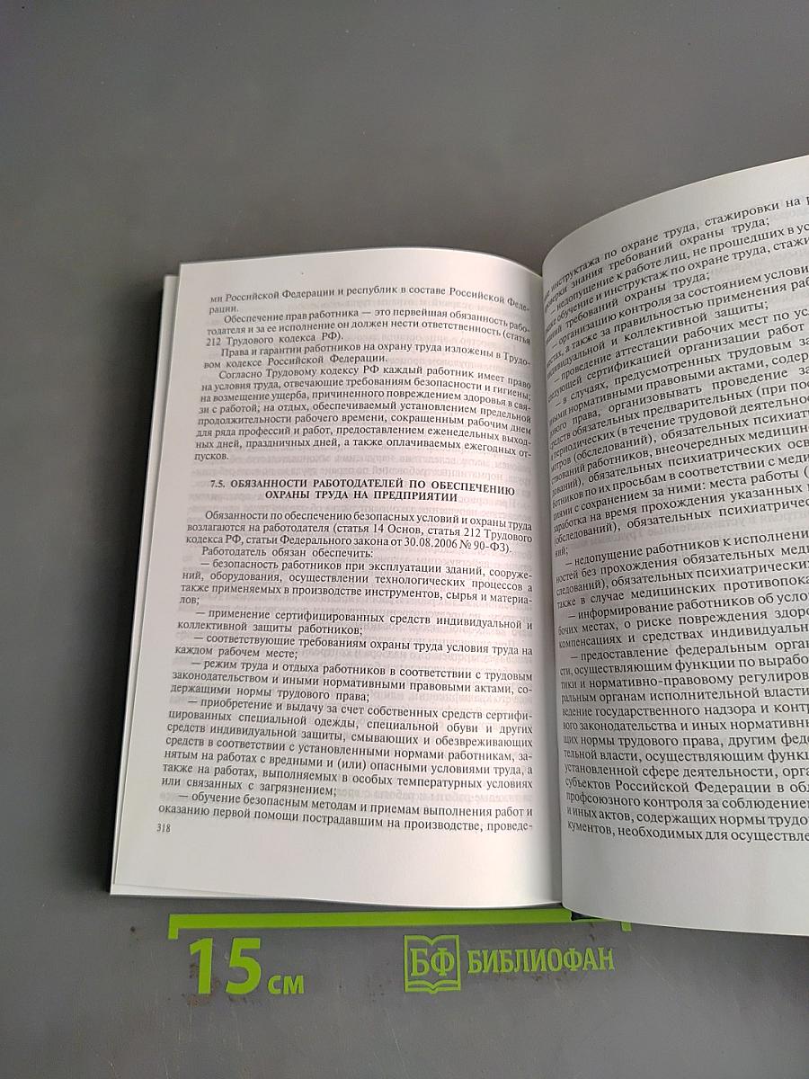 Безопасность жизнедеятельности. Безопасность технологических процессов и производств. Охрана труда