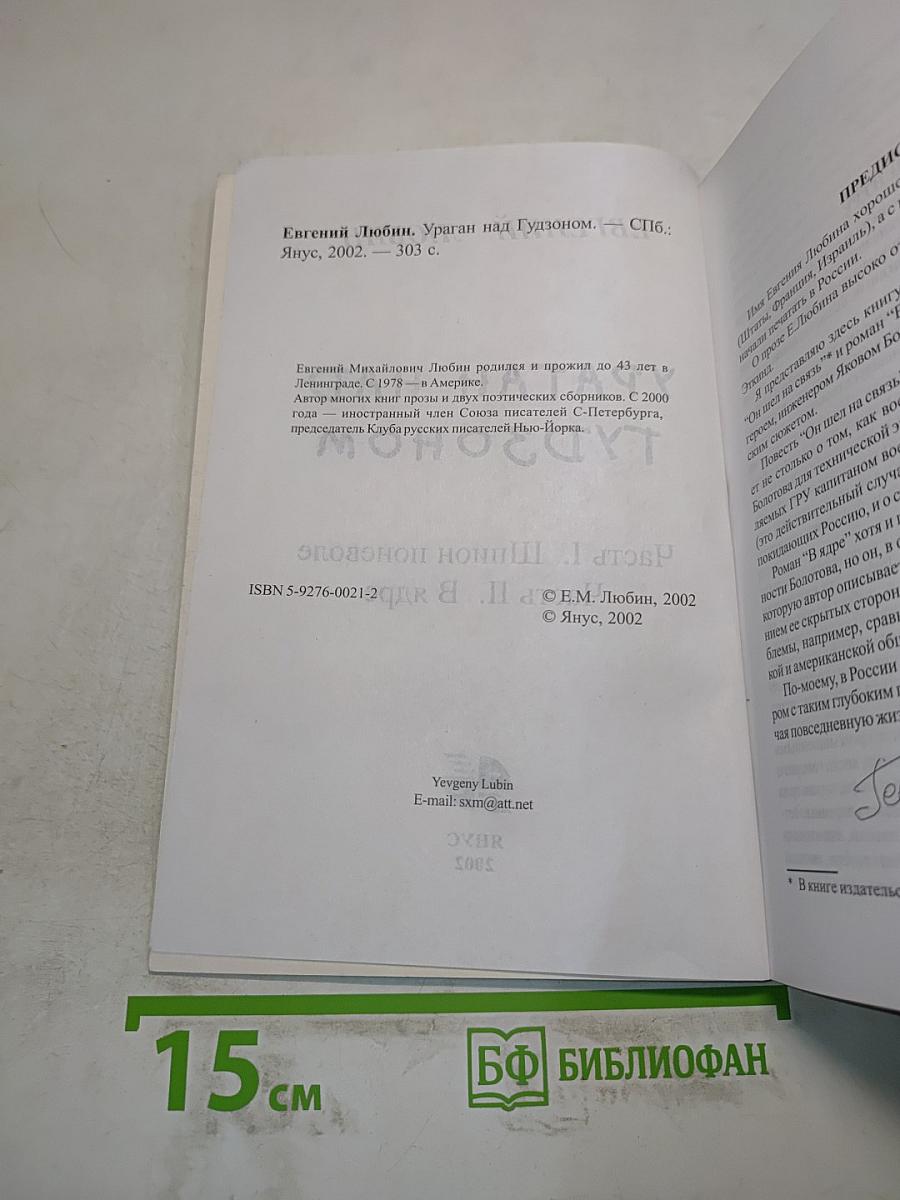 Ураган над Гудзоном