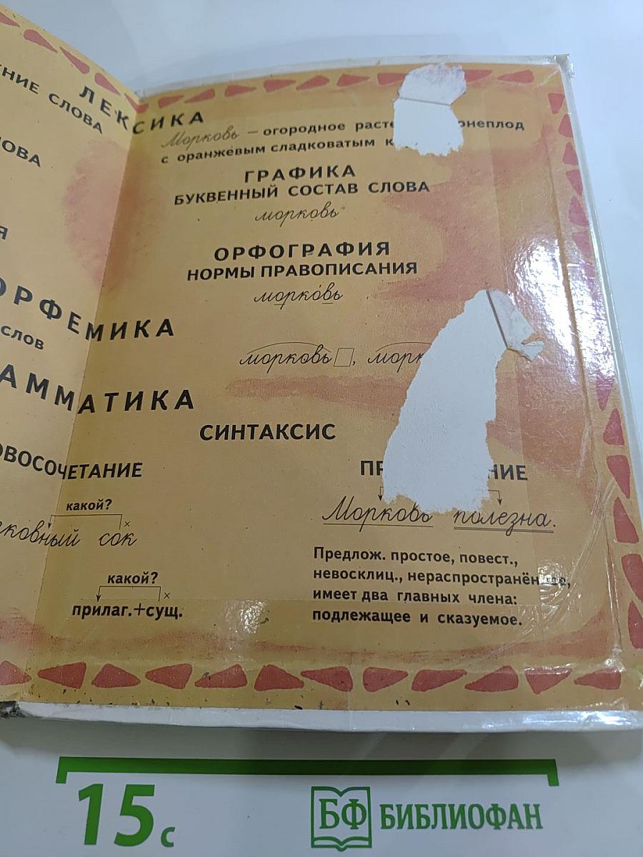 Русский язык 4 класс Часть 1