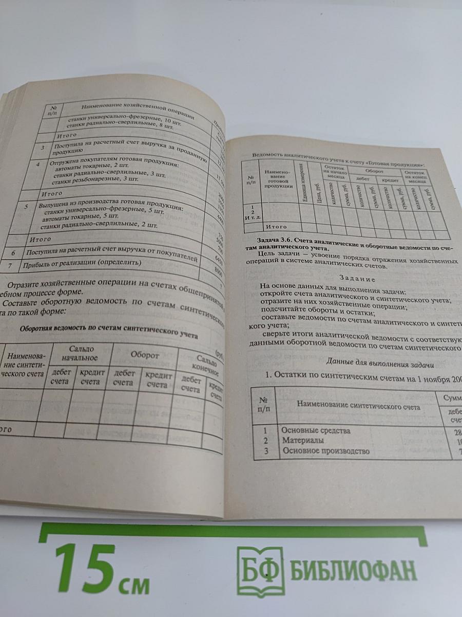 Теория бухгалтерского учета: Задачи, ситуации, тесты