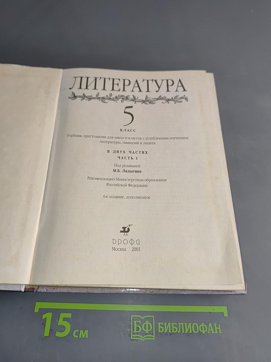 Литература 5 класс